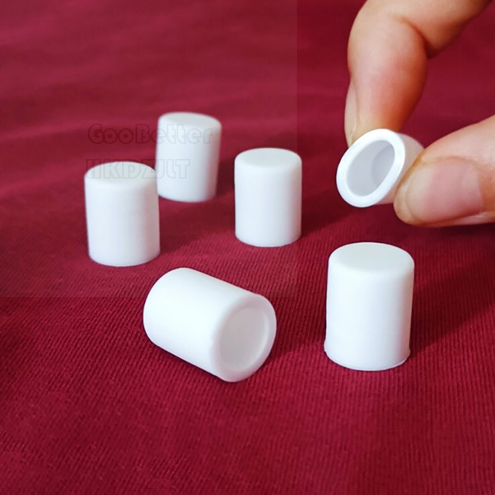 White Rubber Chair Ferrules Stool Table Feet Pipe Tip End Cover Caps 3 – 60.5 mm