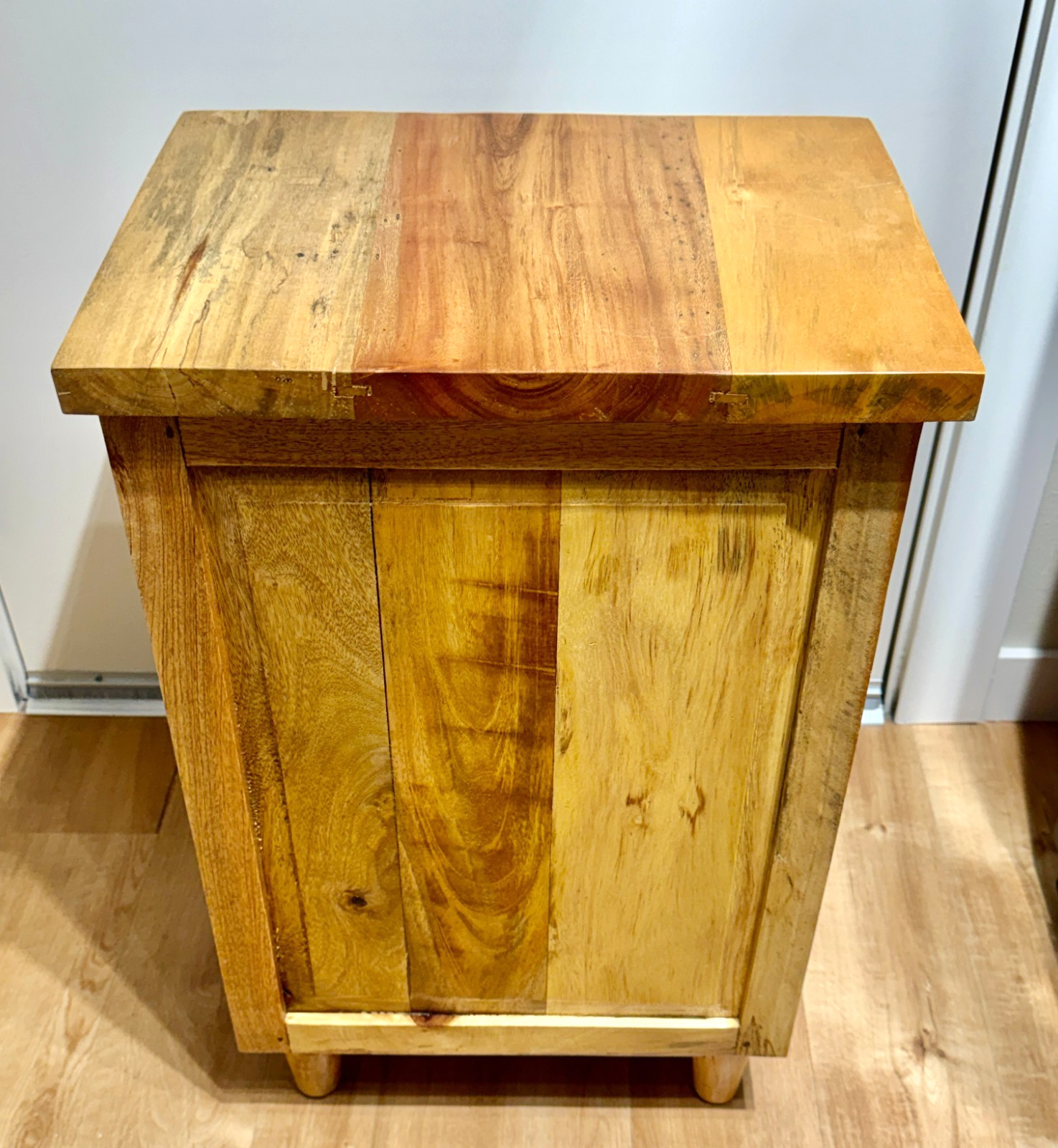 “Tropical Salvage Gili Meno” Side Table Made of Exotic Tropical Wood #647