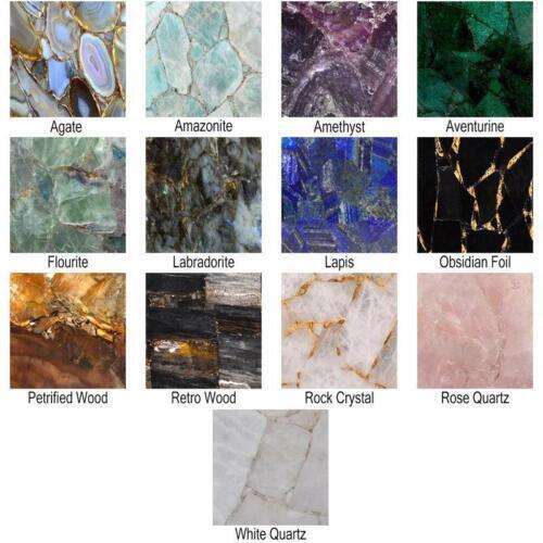 Amethyst Gemstone Counter Dining Table Top Kitchen Slab Furniture & Room Decors