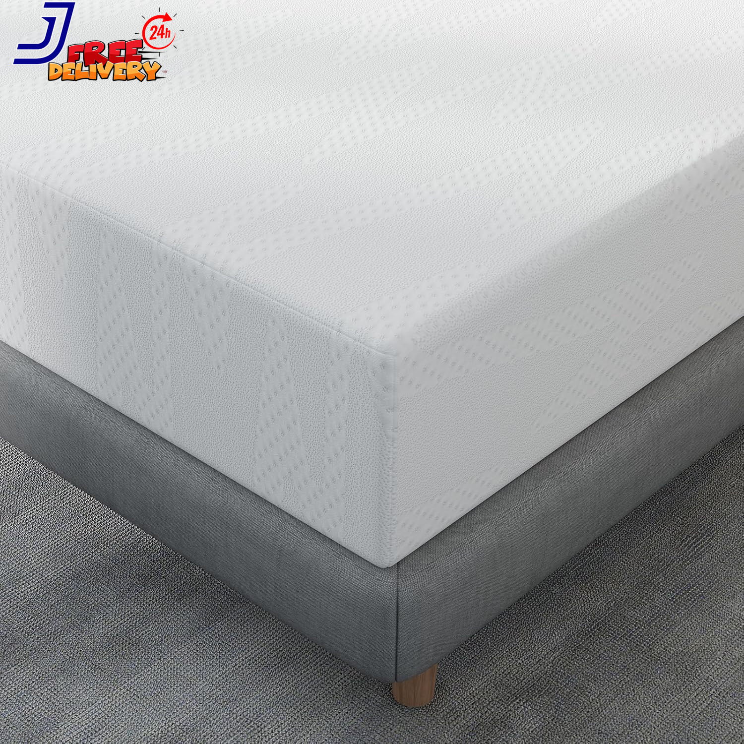 14″ King Size Gel Memory Foam Mattress for Cool Sleep & Pressure Relief