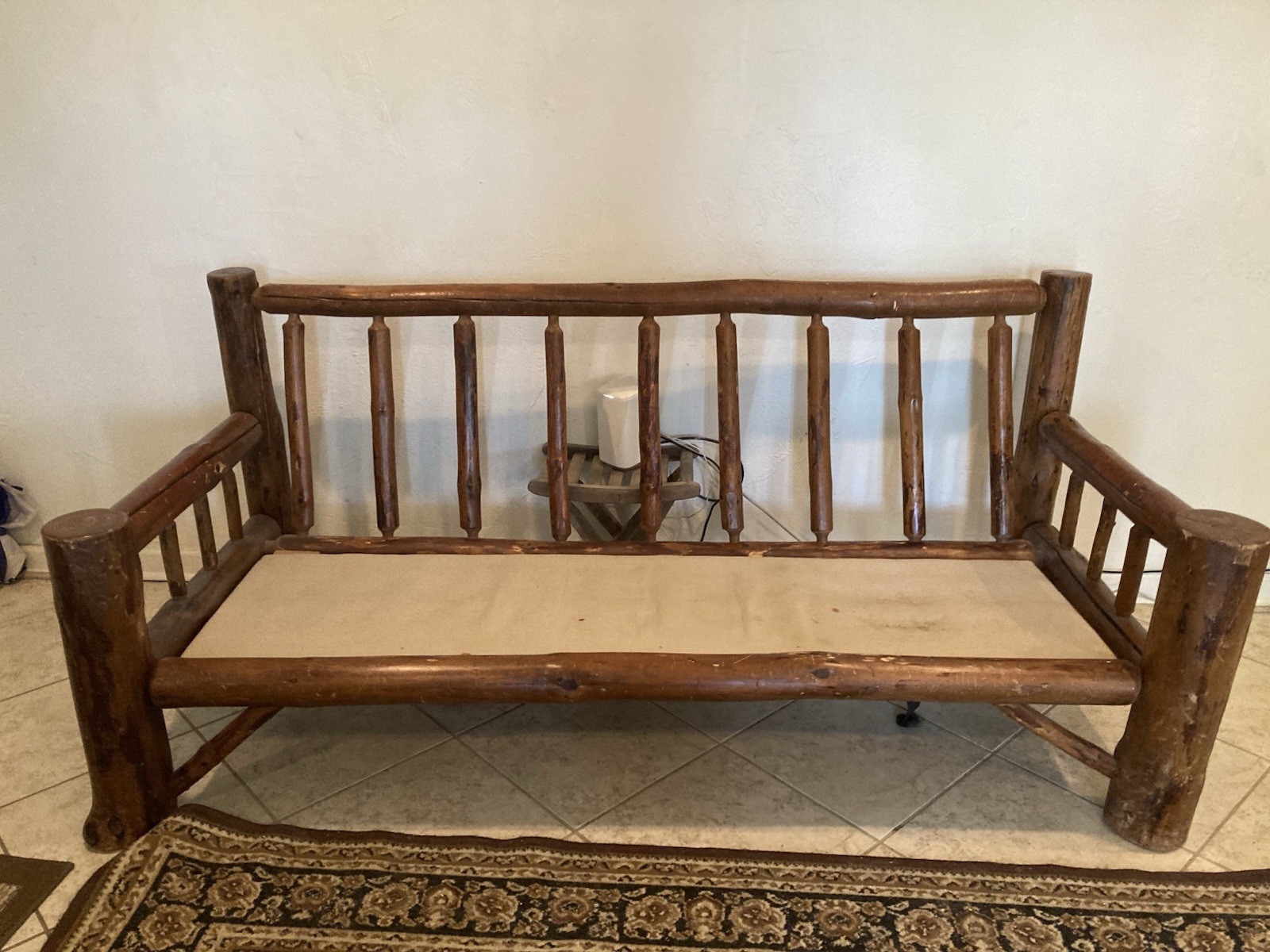 Rustic Log Couch-Log Furniture Rustic Decor Cabin/Home