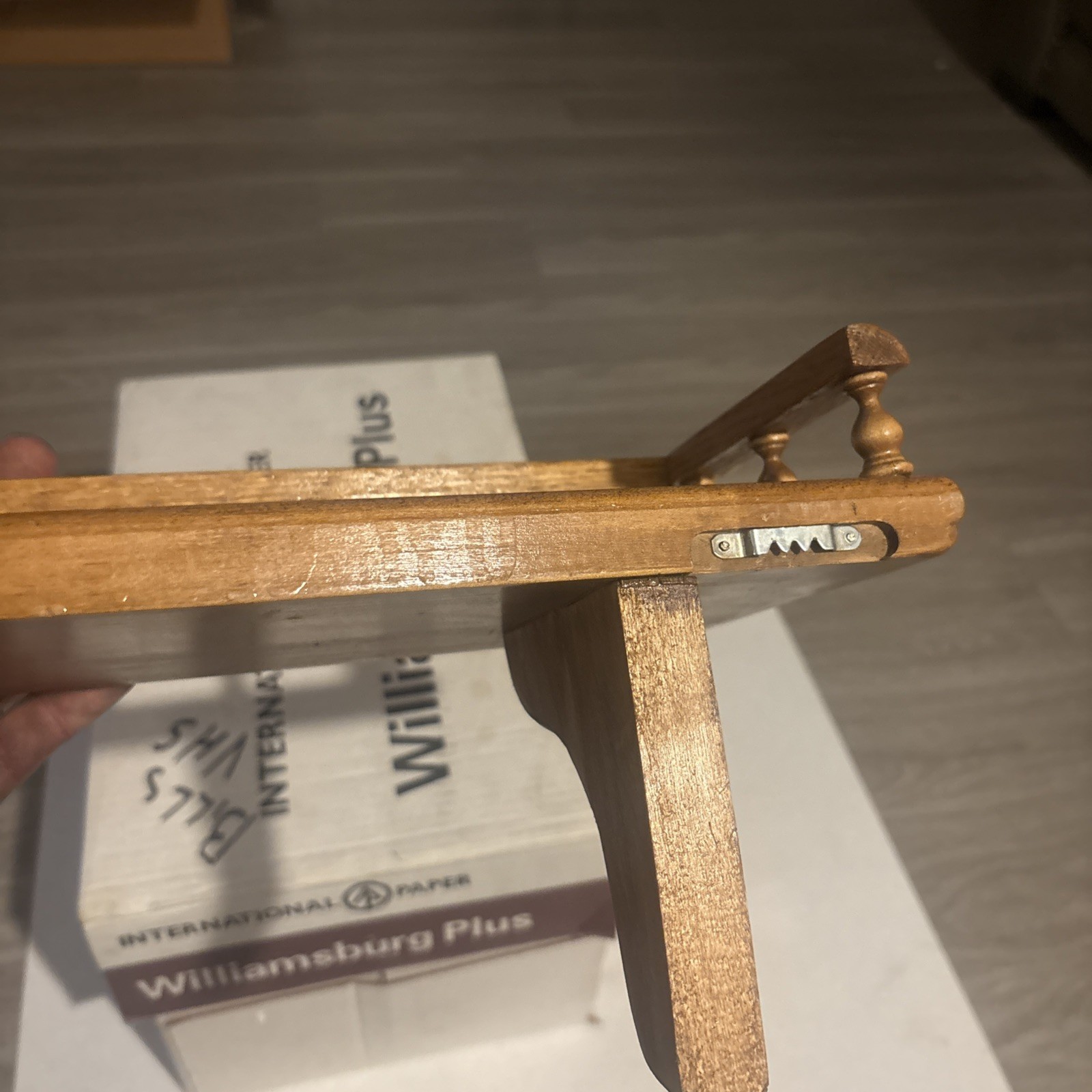vintage wood Wall Shelf 22 1/2 Inches Long