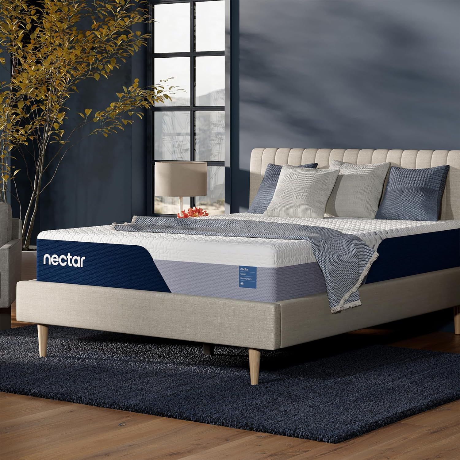 Nectar Classic 12” Queen Mattress – Medium Firm – Contouring Memory Foam – Cooli