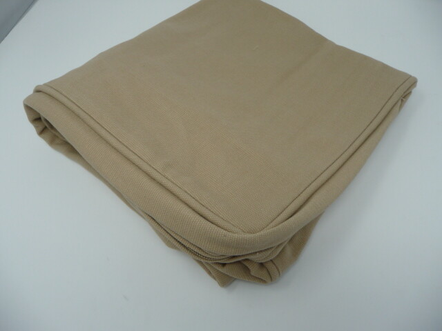 Pottery Barn Comfort Armchair Regular knife Edge Br Canvas Jute Roll slipcover