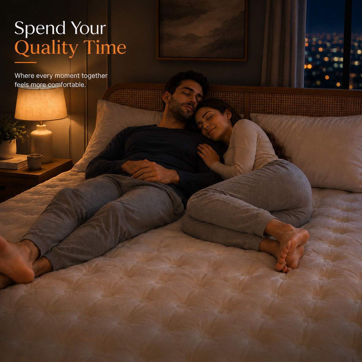 Premium Hybrid Mattress | Breathable Design & Edge Support All sizes Availaible