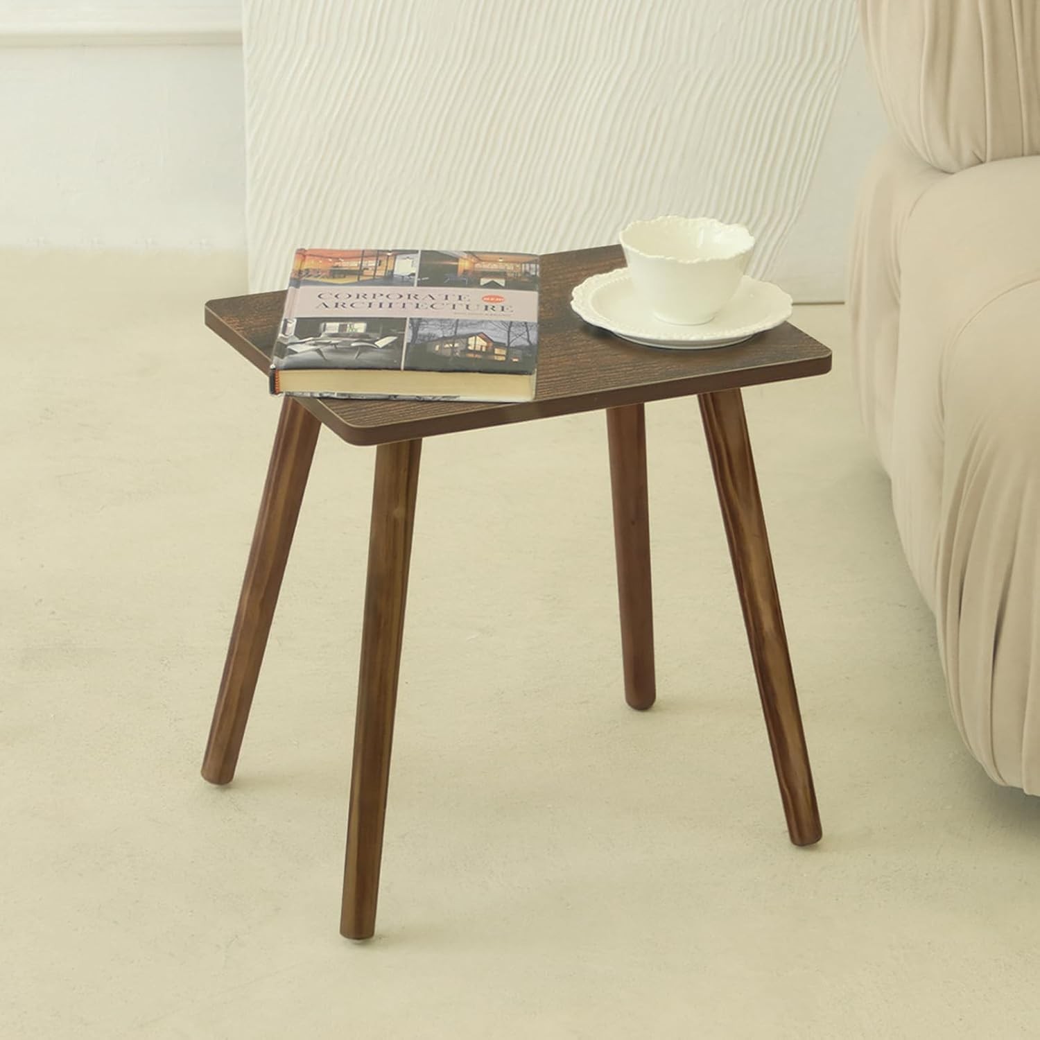 Side Table Small Wood End Table Living Room Mini Bed Side Table Modern Accent