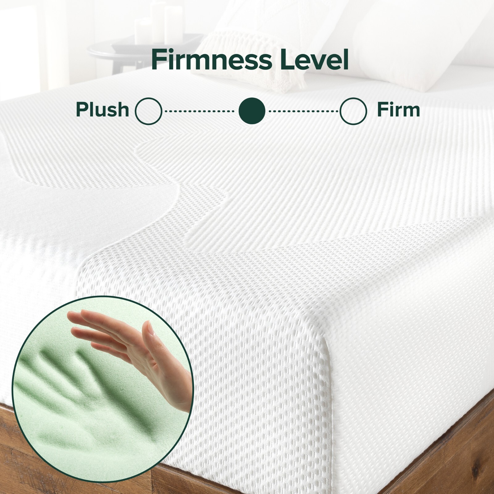 Zinus Spa Sensations Serenity 8″ Memory Foam Mattress, Twin
