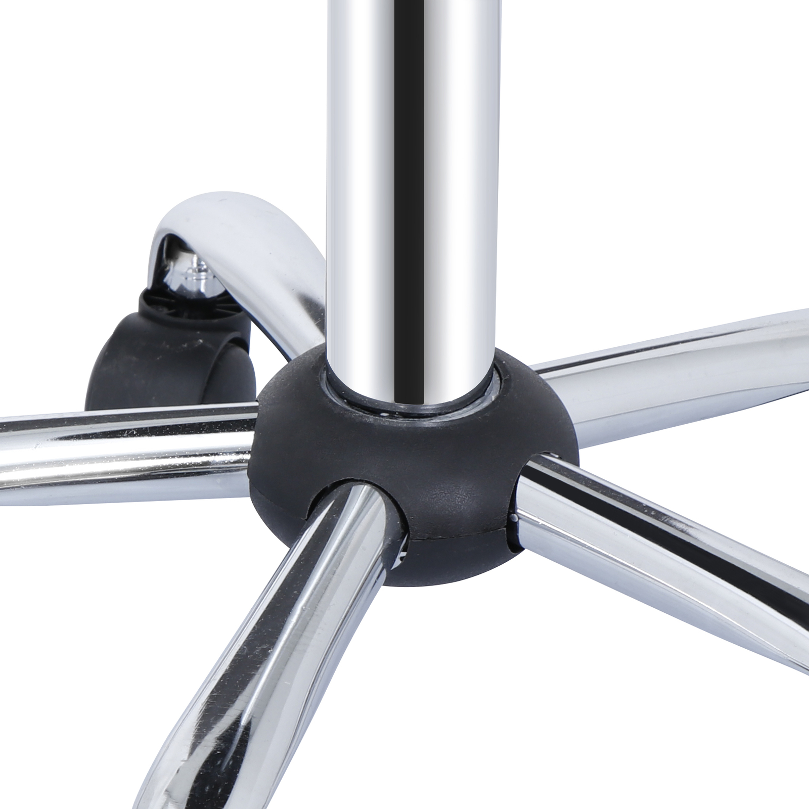 Adjustable Rolling Stool Hydraulic Swivel Salon Stool with Wheels for Office Spa