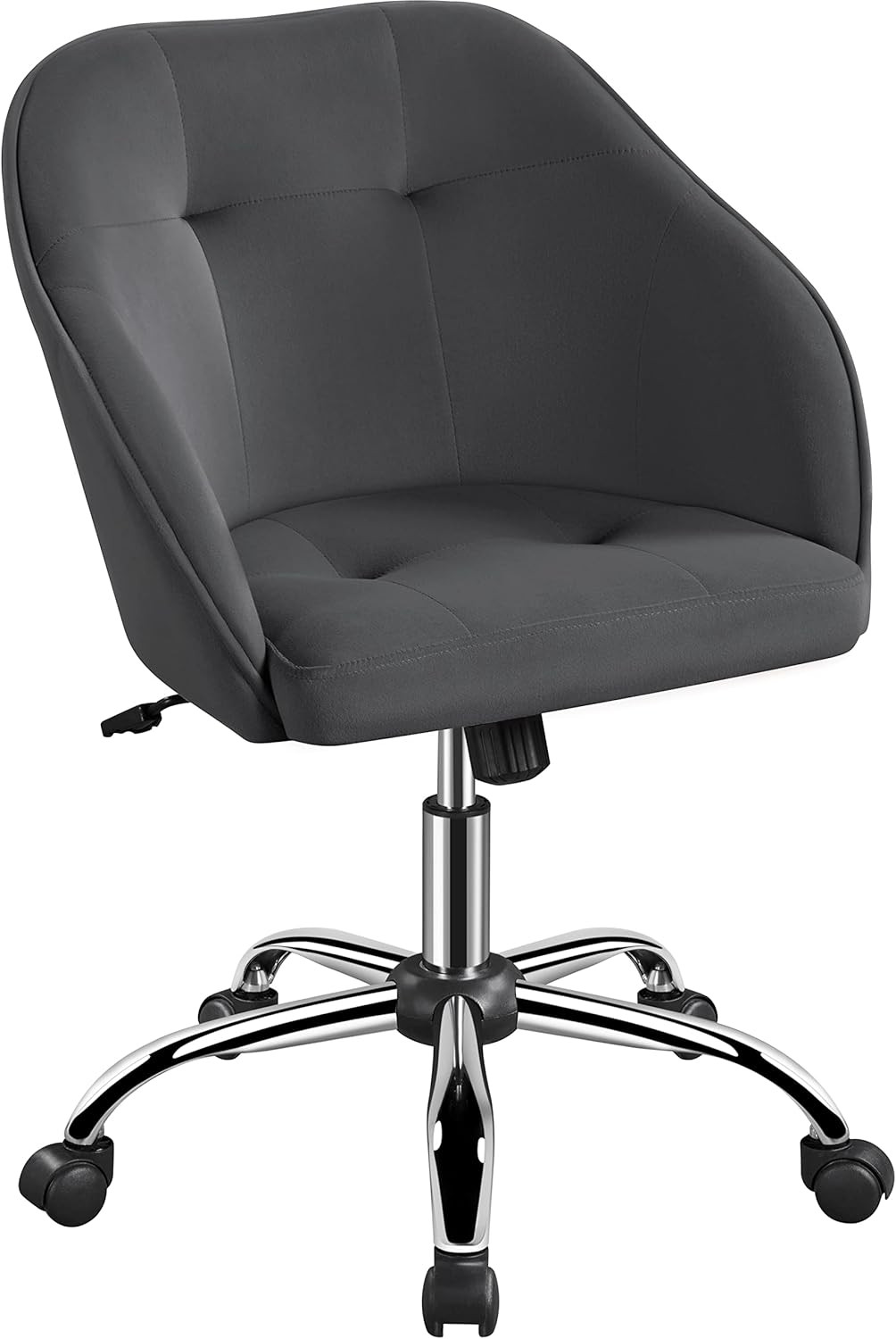 Ergonomic Height Adjustable Swivel Office Chair with Armrests and Wheels