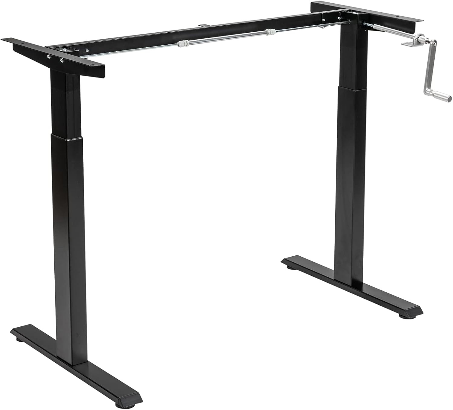 Ergonomic Manual Height Adjustable Stand Up Desk Frame with Crank Handle