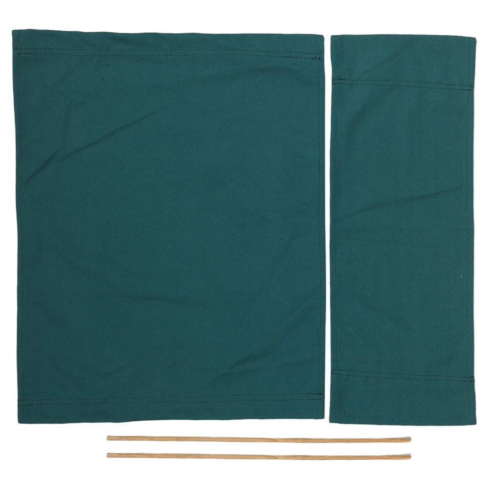 1 Set Canvas Director Chair Replacement Covers: Breathable Fabric Seat and Back