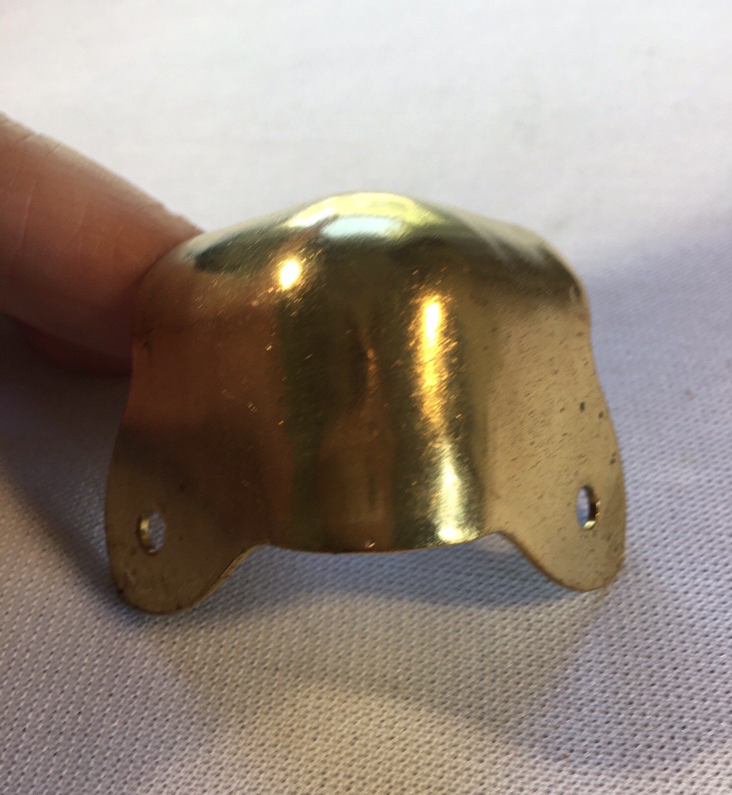 Brass Corners for Box Steamer Trunk Case Furniture Woodworking Protectors NOS
