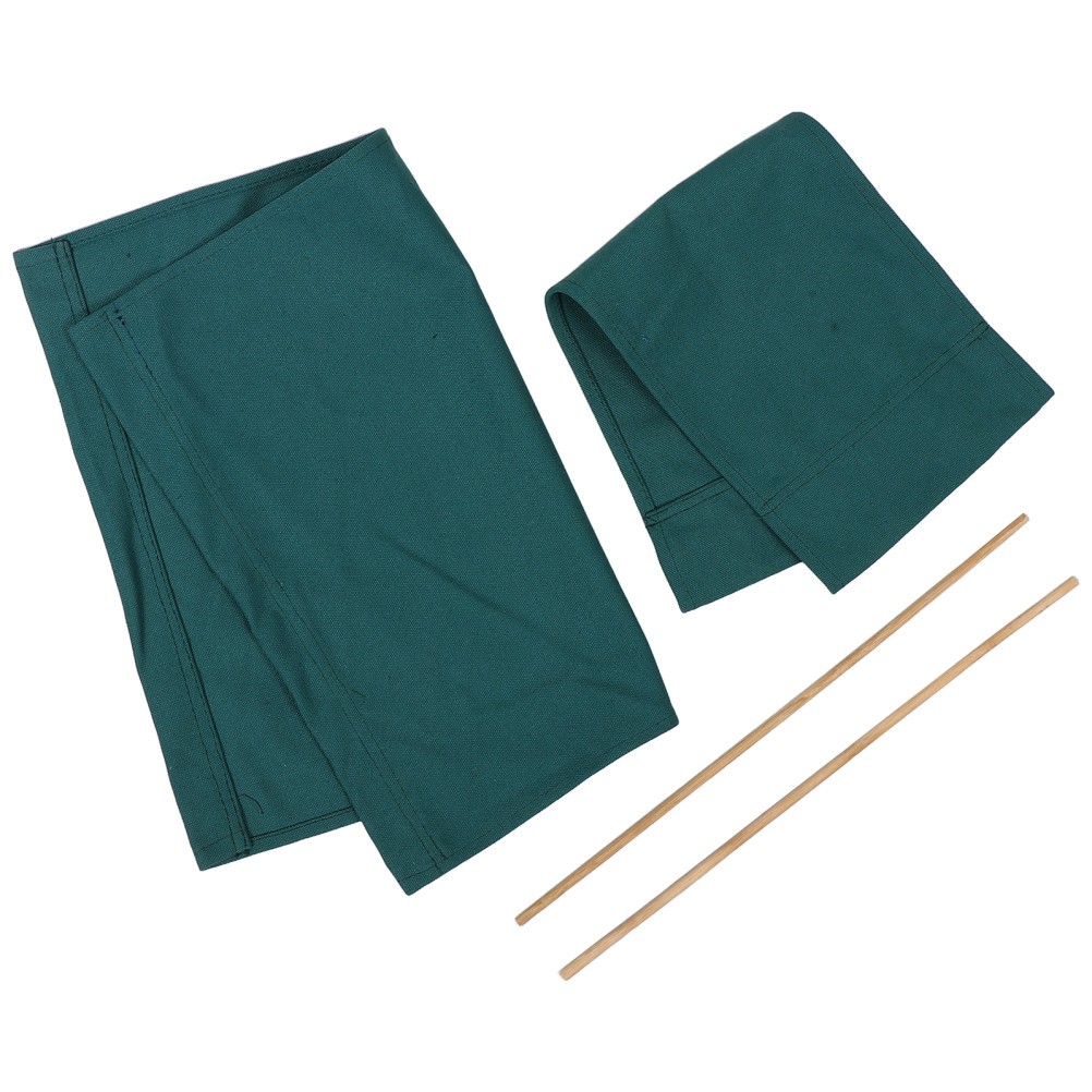 1 Set Canvas Director Chair Replacement Covers: Breathable Fabric Seat and Back