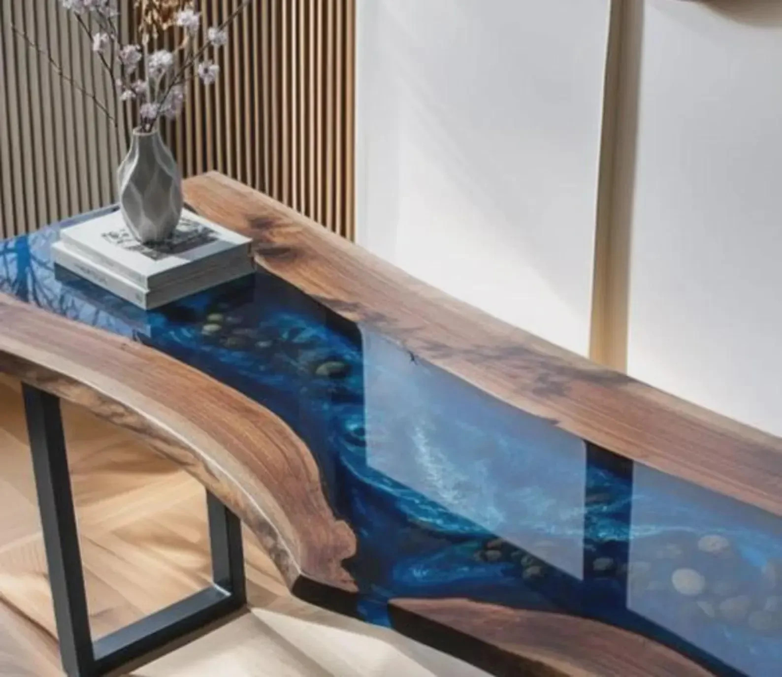 Handmade Modern Entryway Furniture – Luxury Resin Statement