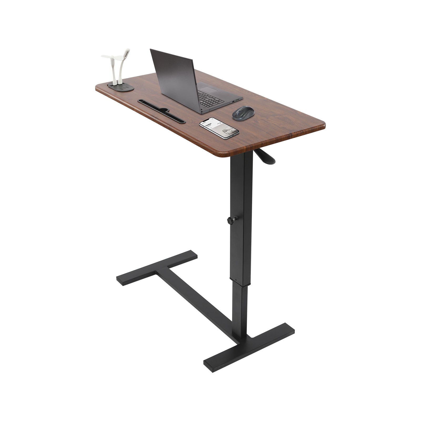 Mobile Table,33.46*17.71in Adjustable 25.98-37in-height Side Table Living Room