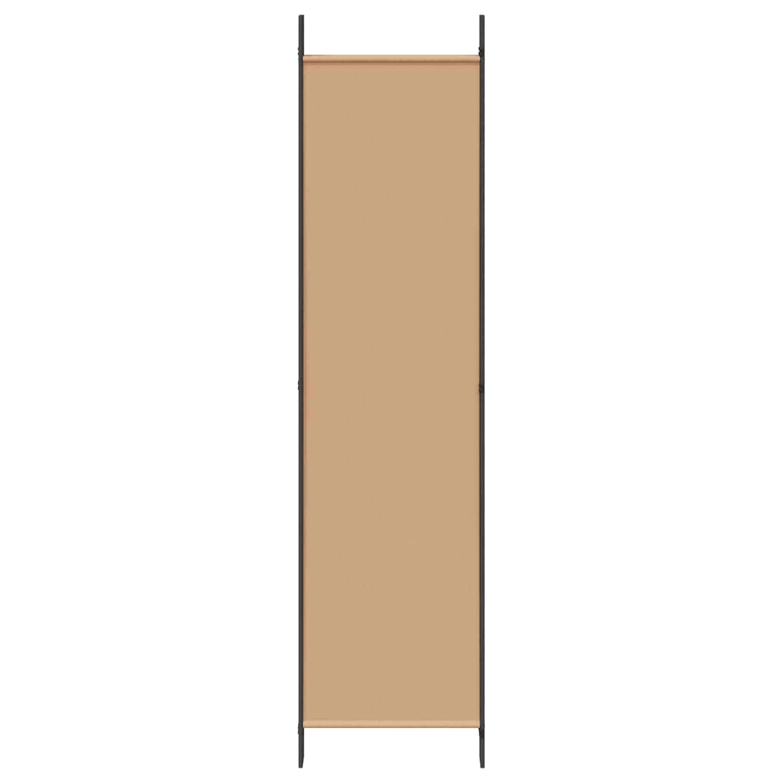 5-Panel Room Divider Beige 98.43 x 78.74 in Fabric