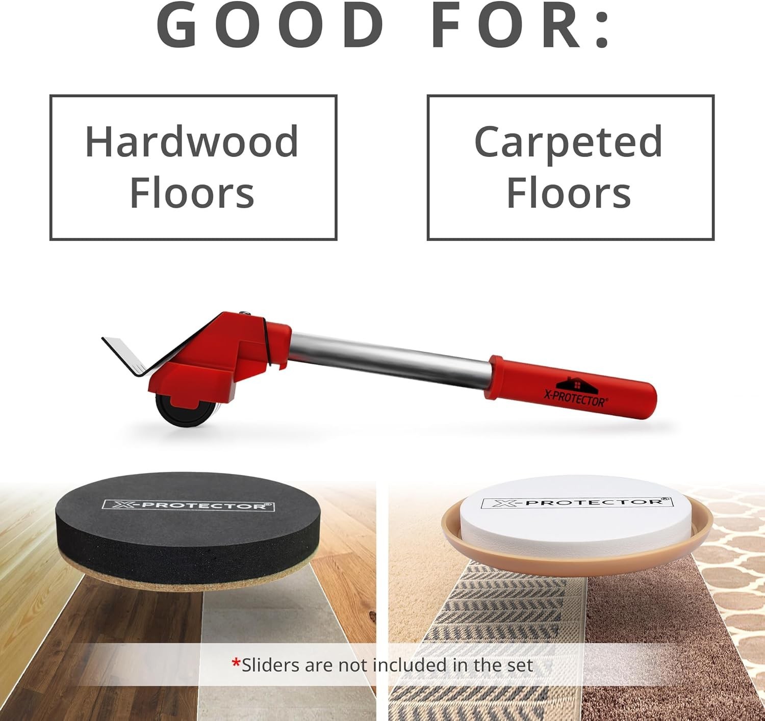 Furniture Lifter Tool with Adjustable Height 8.5 Inches Appliance Jack for Heavy