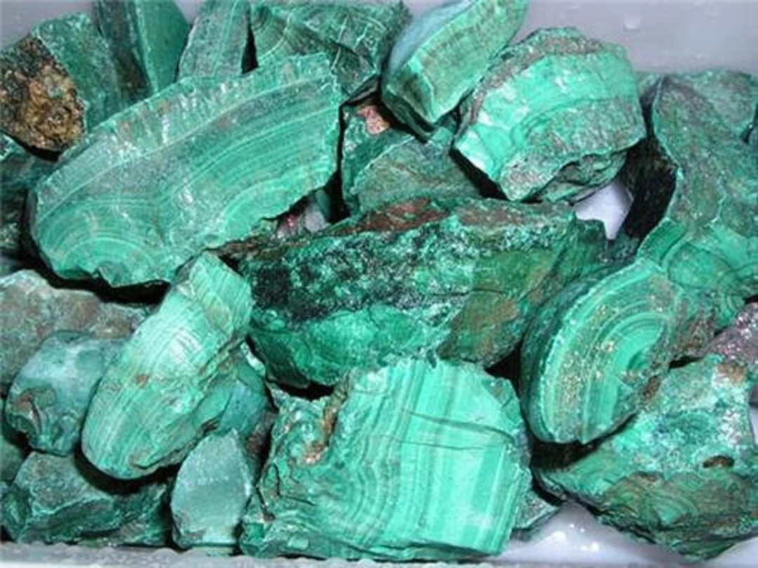 “Stunning Malachite Stone Coffee Table Top – Malachite Gemstone Center Table Top