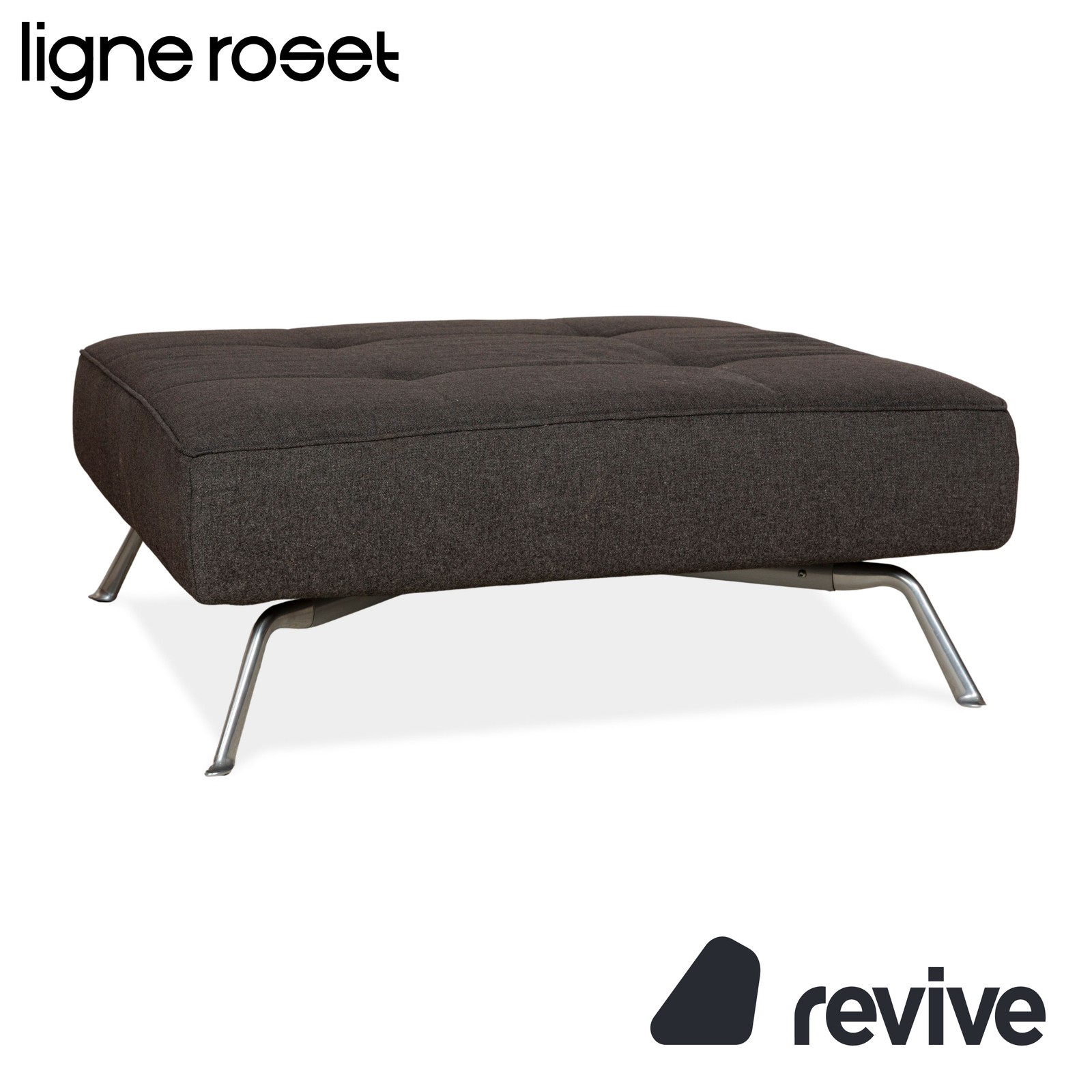 Ligne Roset Smala Fabric Stool Grey