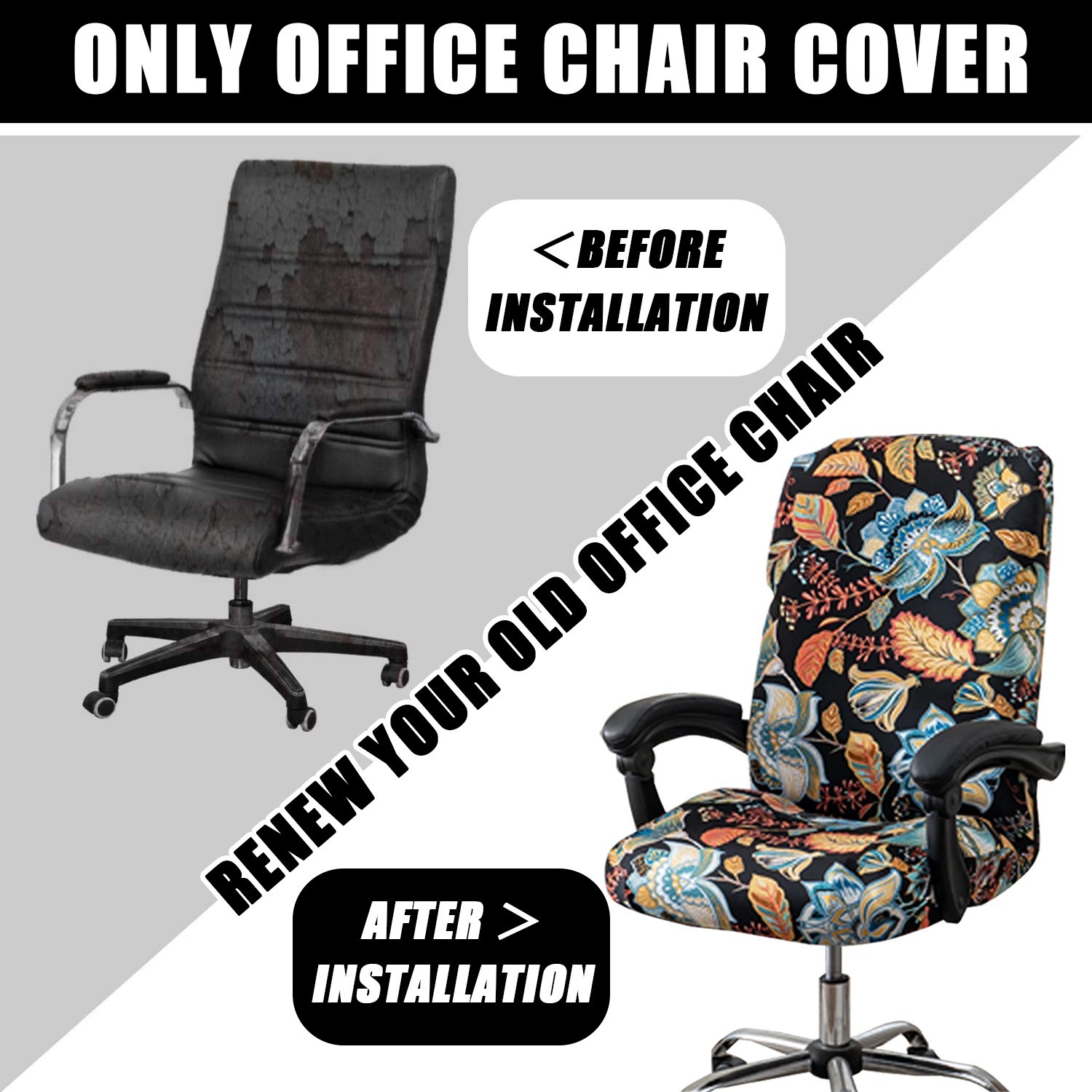Universal suitable for stretch printing computer office chair cover protection