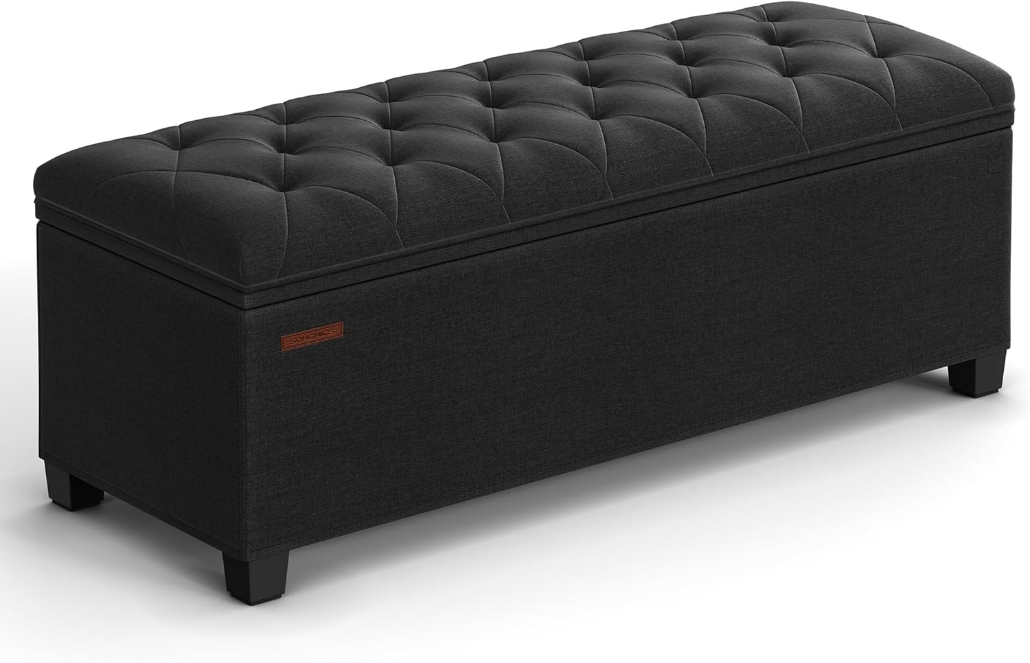 Storage Ottoman Bench Foot Rest W/ Legs 15.7 x 43.3 x 15.7 Inches End of Bed