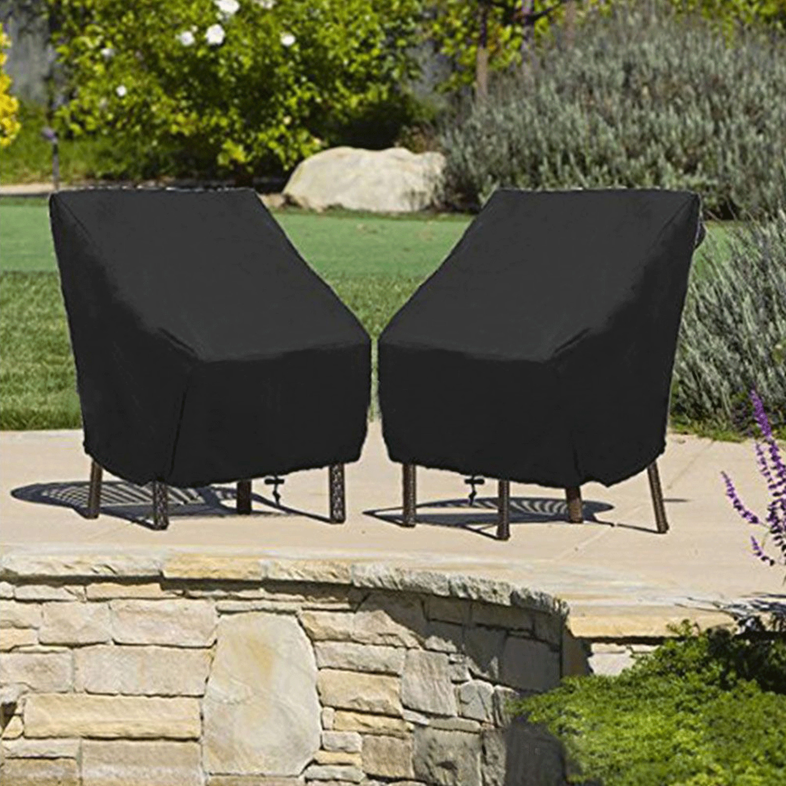 Stacking Chair Cover Waterproof ANTIUV Outdoor Garden Patio Furniture Protection