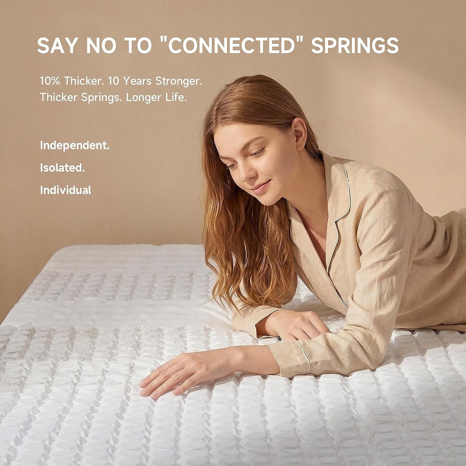 Queen Mattress Memory Foam Hybrid Mattress with Pocket Spring for Comfort