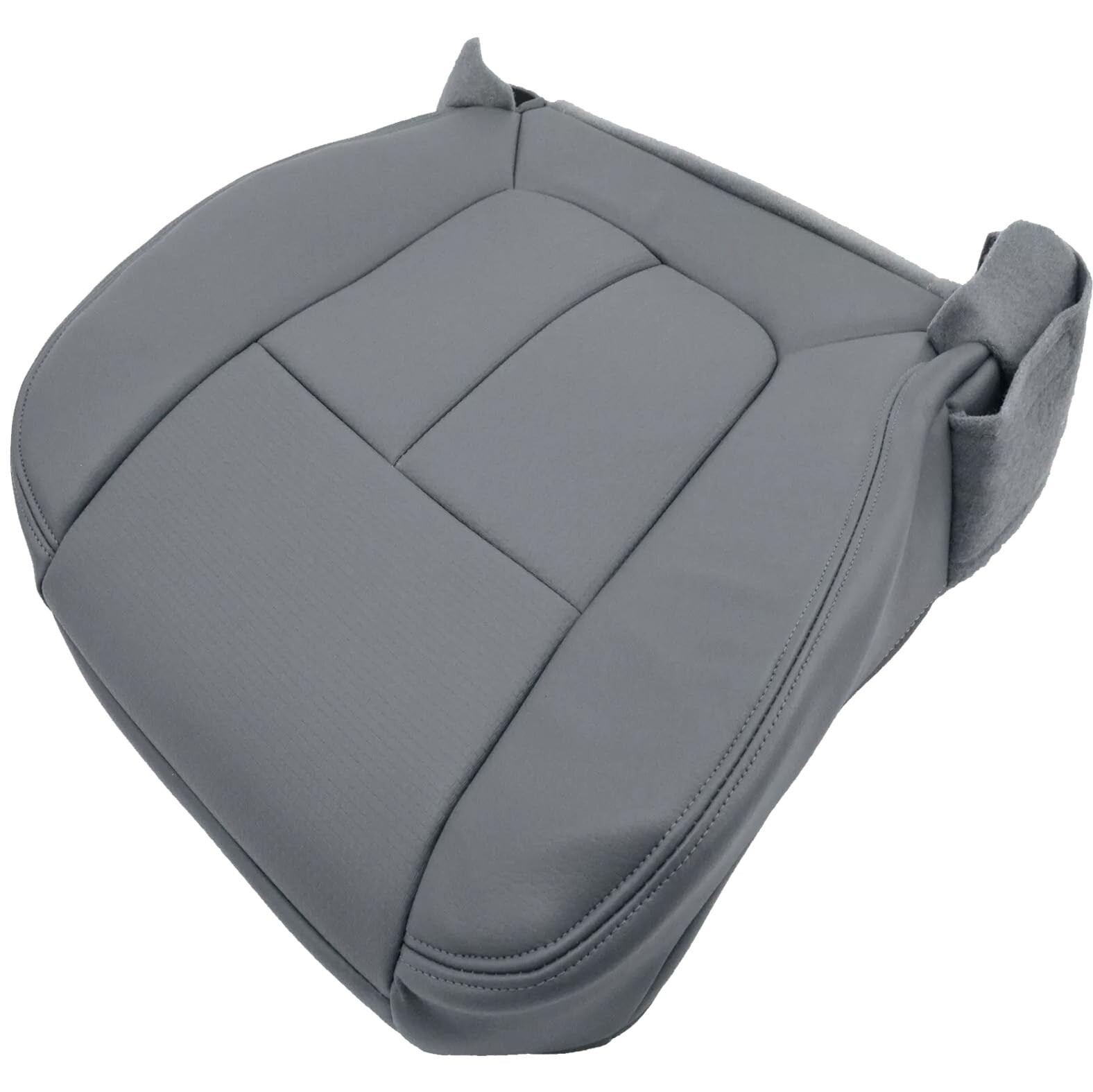 Steel Gray Driver Bottom Vinyl Seat Cover for 2011-2016 Ford F-250 F-350 F-45…