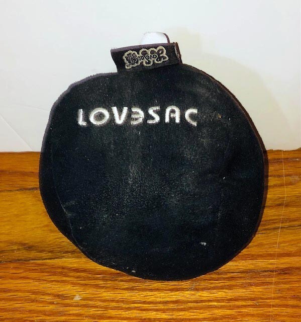 LoveSac “The Ball” Black Throw Pillow Ball Discontinued Collectible Rare