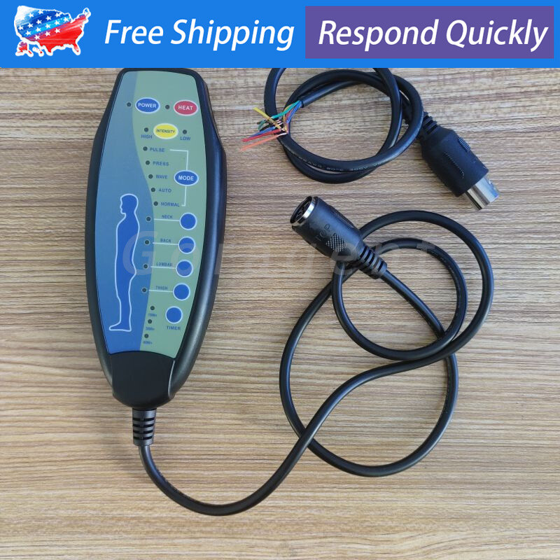 12VDC 8 Female Pin Remote For Massage Power Lift Recliner Chair Hand Controller