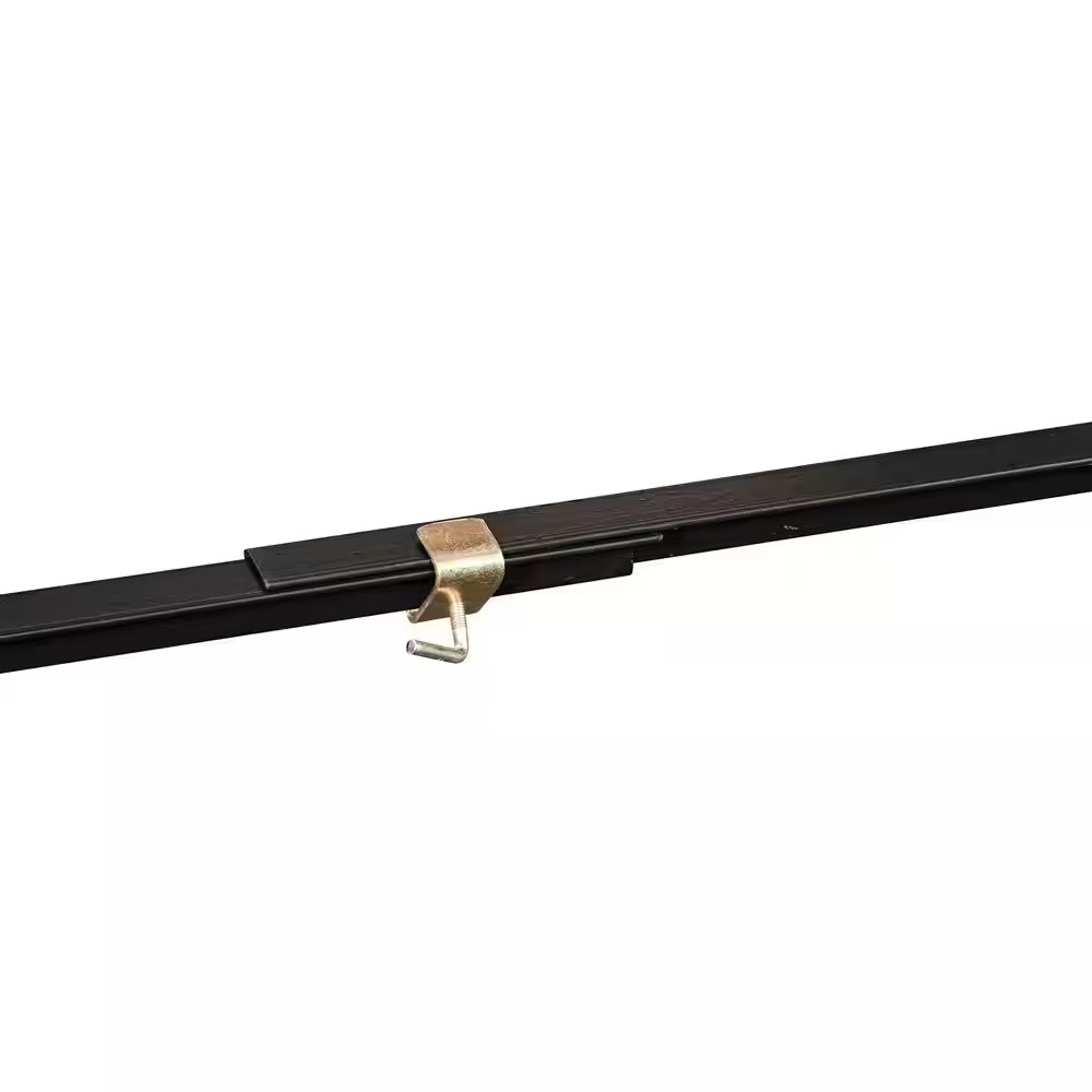 Black Adjustable Bedframe Headboard Footboard Bolt on Bed Rails Free Shipping Ne
