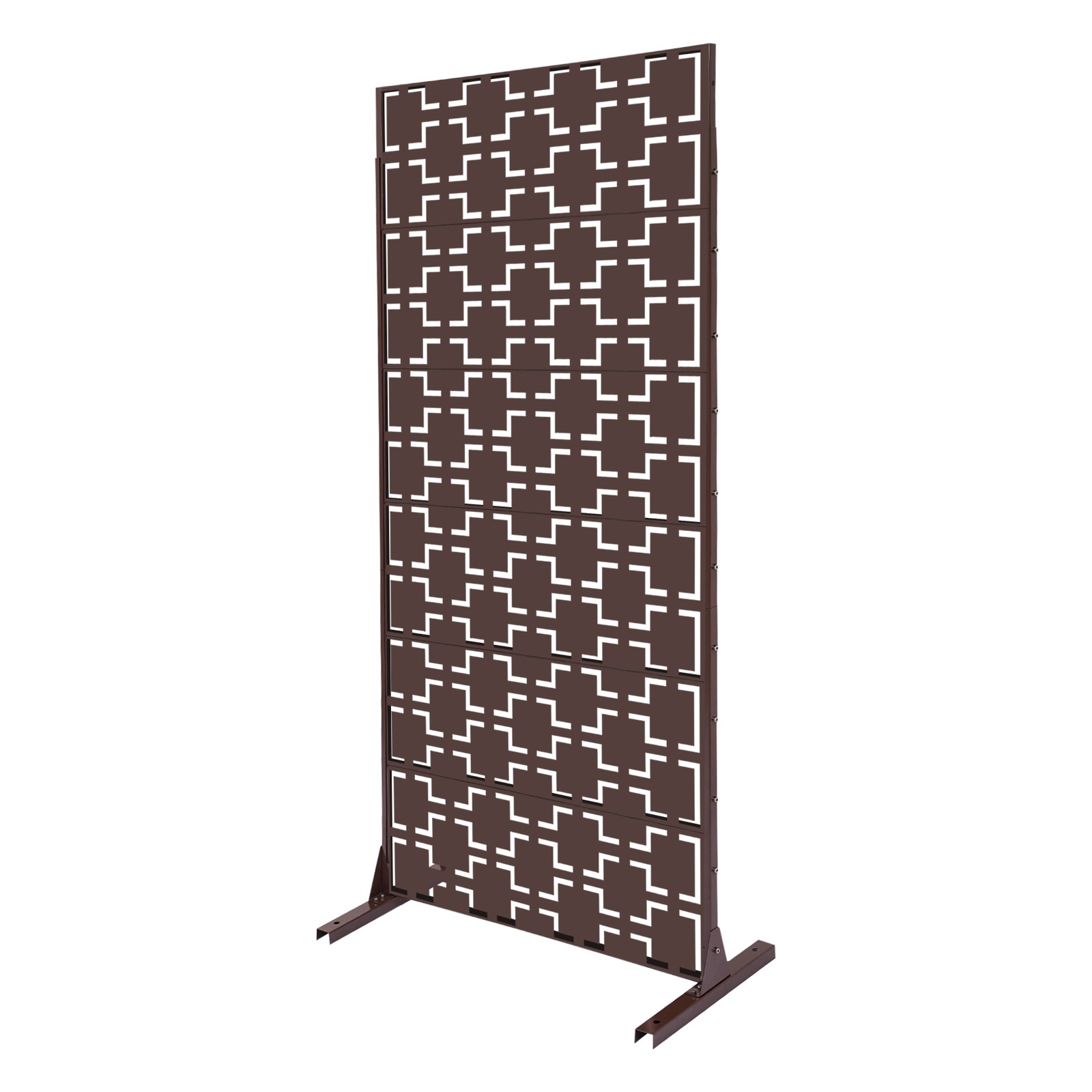 35.5*16*72in Decorative Privacy Screen, Lattice Shape Privacy Screen Fence Panel