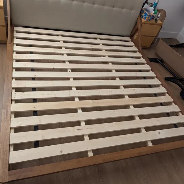 Queen Size Bed Slats 2.5″ Closely Spaced Boards-Meets Warranties & Back Support