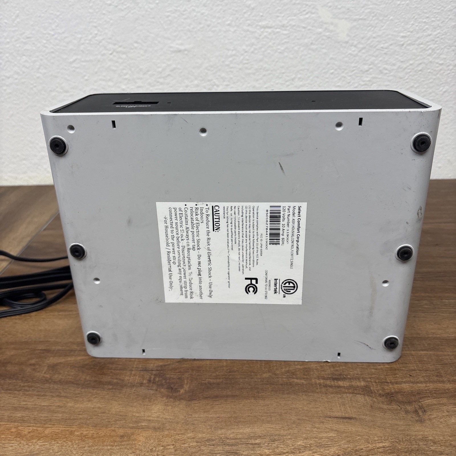 Sleep Number Select Comfort Assembly Housing Control Box 119000 FlexFit 2 Single