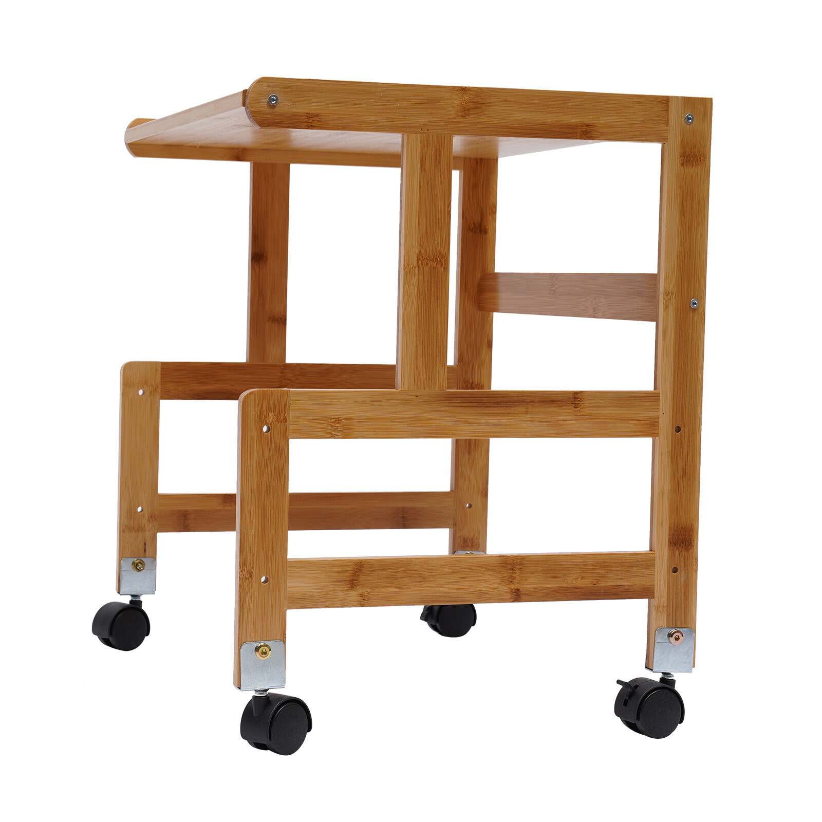 Mobile Printer Stand Home Office 1/2/3 Tier Printer Cart Storage Shelf w/ Wheels