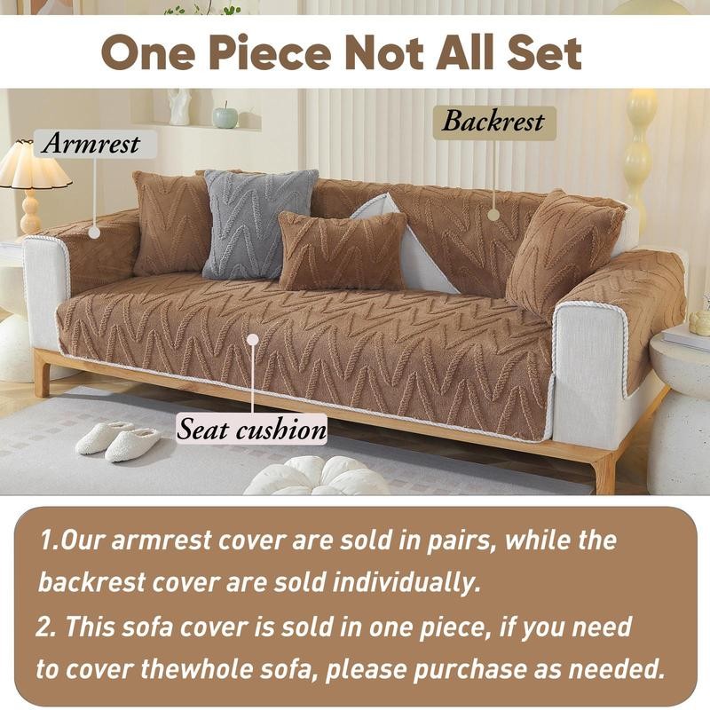 Plush Sofa Couch Cover Throw Blanket Stylish Design for Gift Home Decor