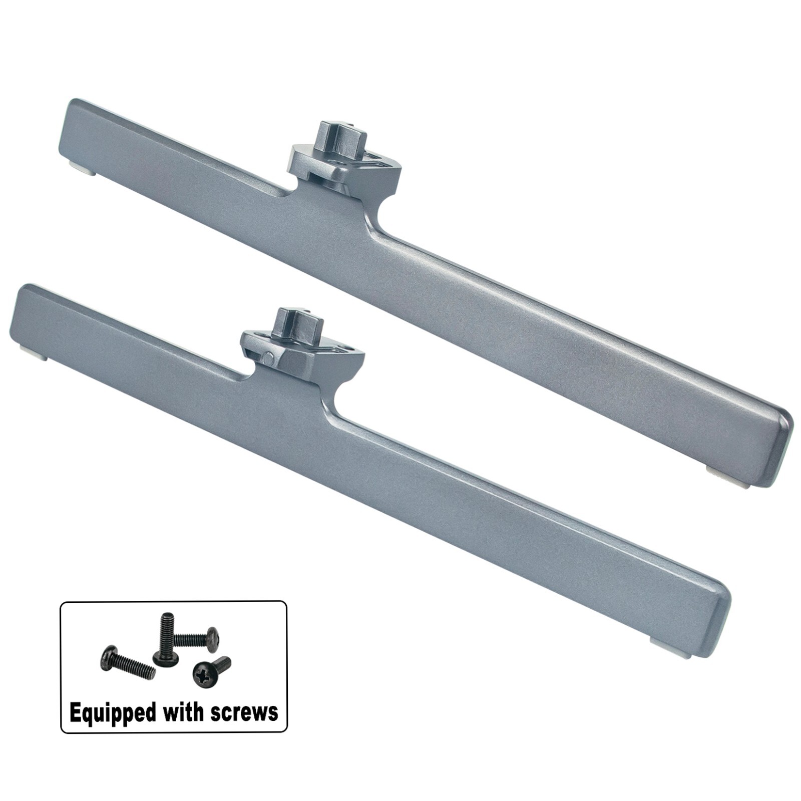 TV Stand Legs for Hisense 55″ 65”4K Smart Google TV 55U6H 65U6H -Gun Metal Color