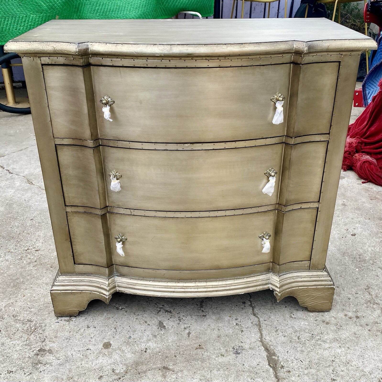 Hooker Furniture Melange Cadence 3-Drawer Accent Chest in Silver