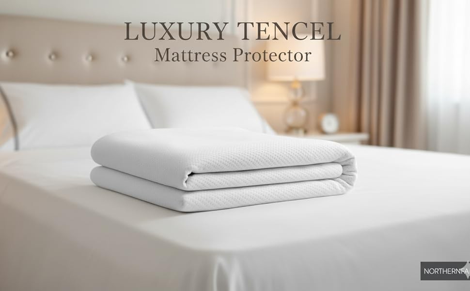 King Size Premium Mattr Protector | Waterproof Tencel Cover |
