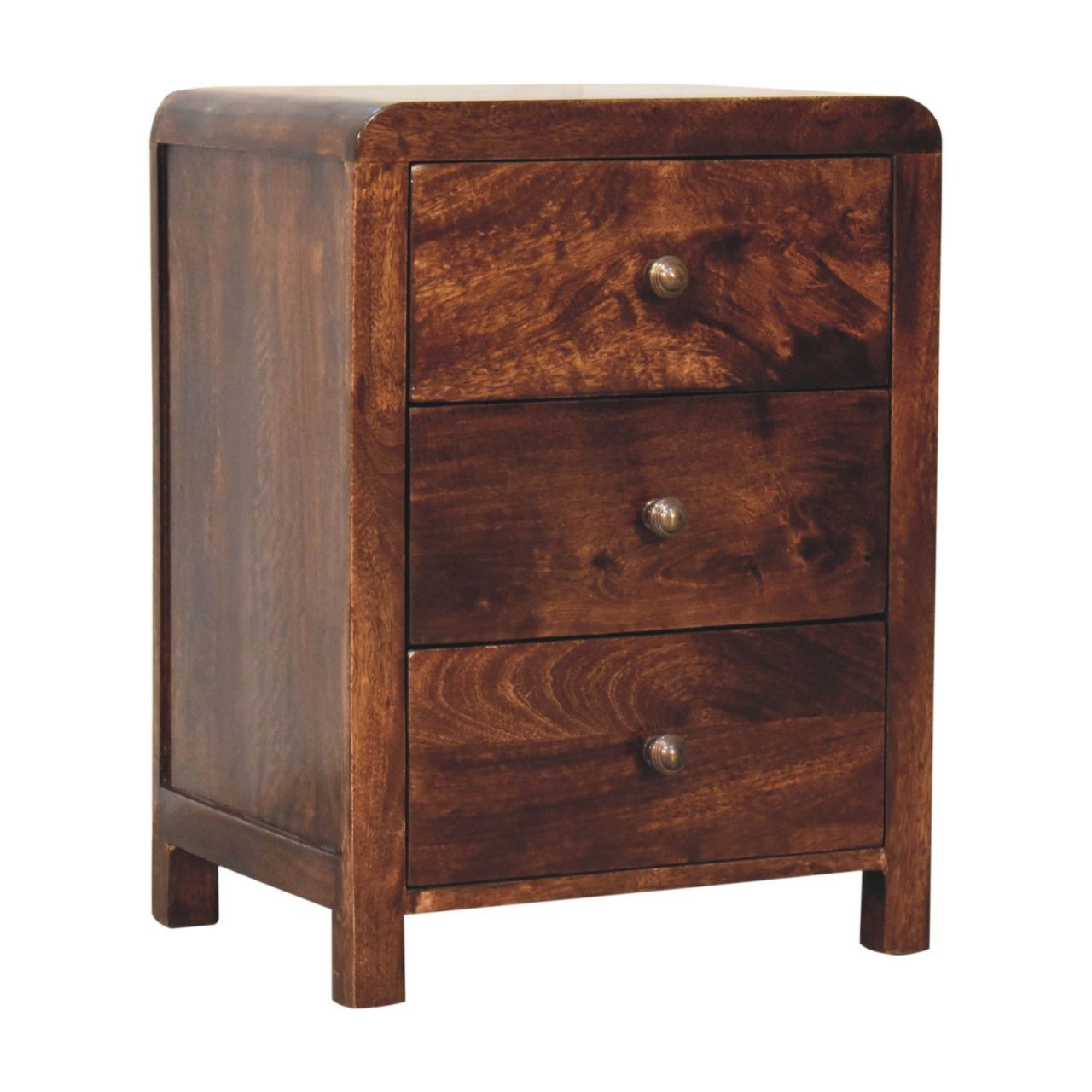 California Walnut Naya Bedside Table