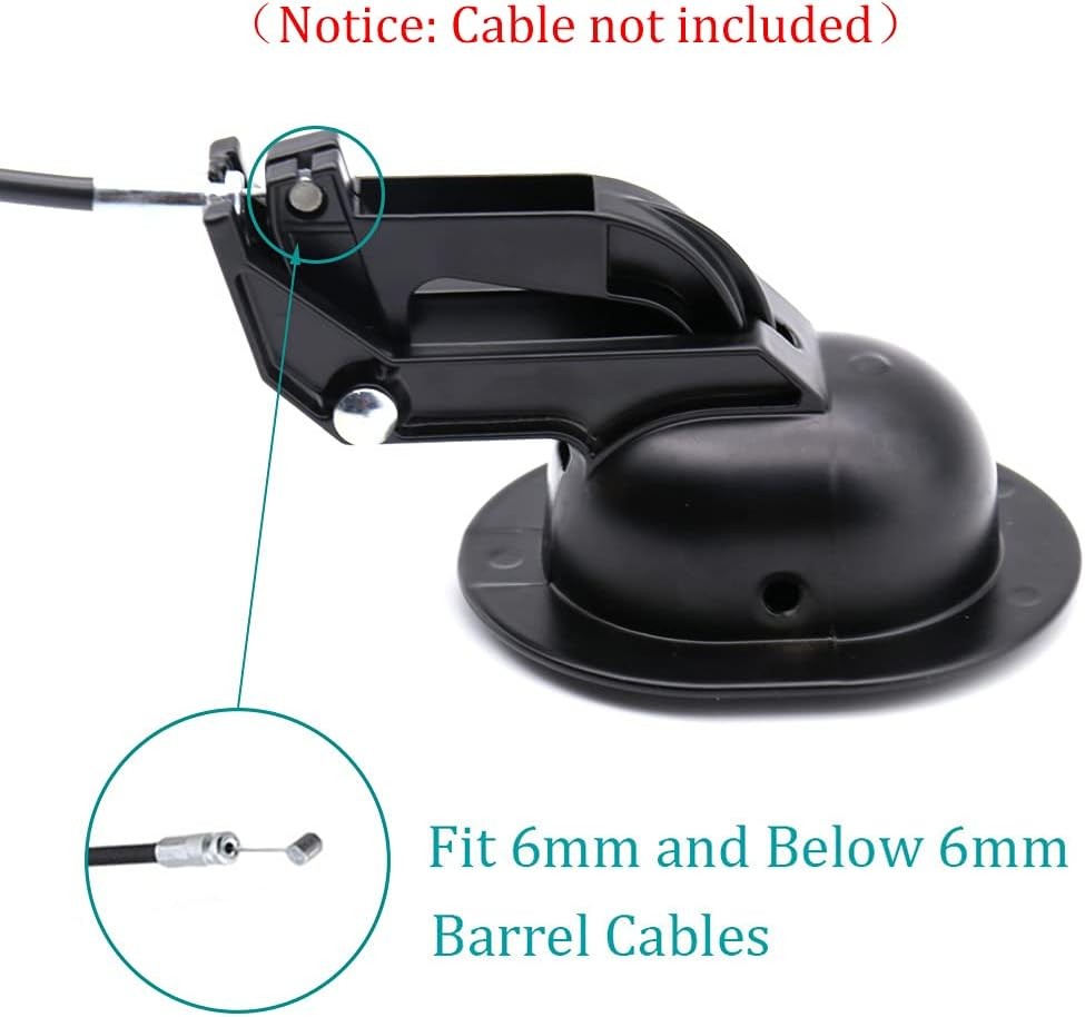 Universal Heavy-Duty Metal Sofa Chair Recliner Release Pull 3.5*3inch, Black