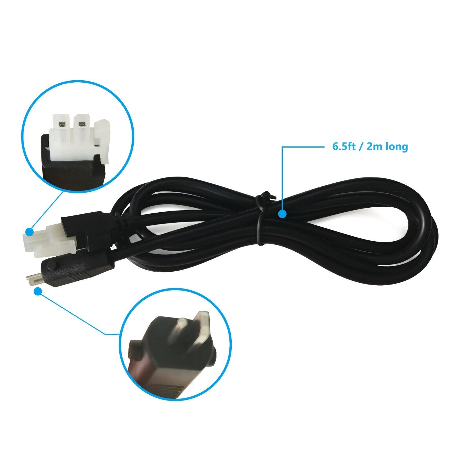 Adjustable Bed Base Input Power Cord Calbe for Tempurpedic Ergo Power Prong 29V