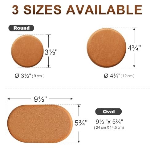 Felt Furniture Sliders for Hardwood Floors, 16 PCS 3 ½” Heavy Duty Furniture Mo