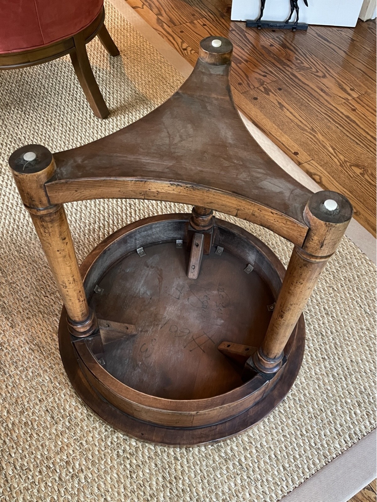 Custom Guy Chaddock Round Occasional Side Table