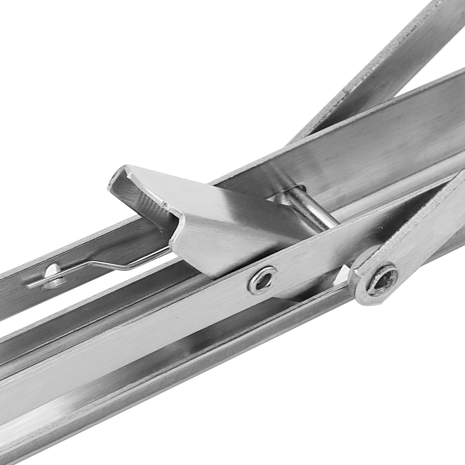 6 PCS 12 Inch 30×16.5cm Stainless Steel Folding Bench Table Shelf Brackets