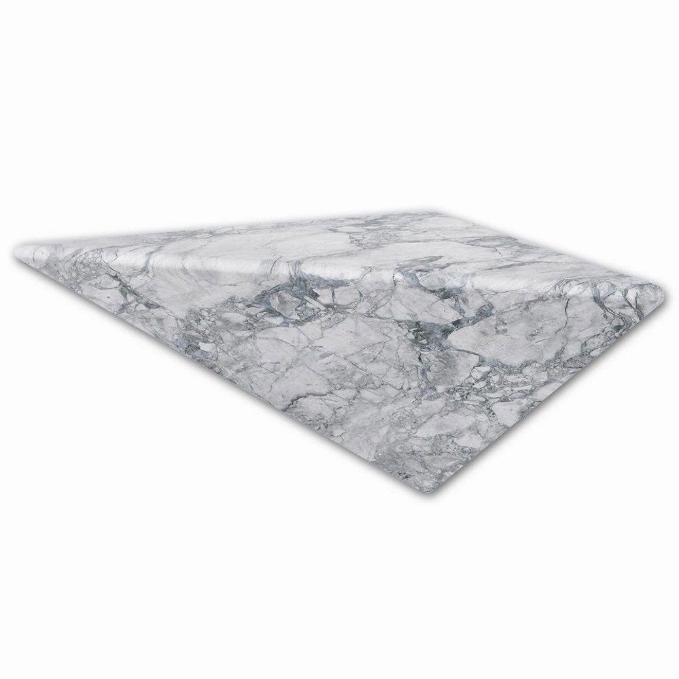 FlexStone 10” Shave Shelf Everest Marble Look Corner Shower Foot Rest Bath