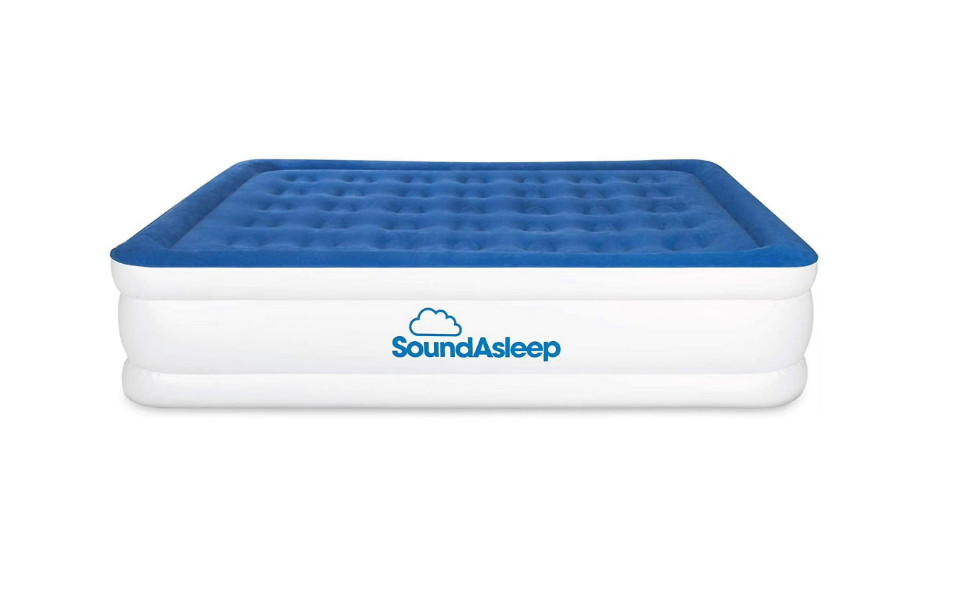 SoundAsleep Dream Ser Luxury Air Mattress W/Built-in Pump, Full 76” x 56” x 19”