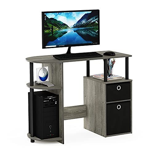 Versatile JAYA Gaming Desk with Built-in Storage – Modern French Oak Finish