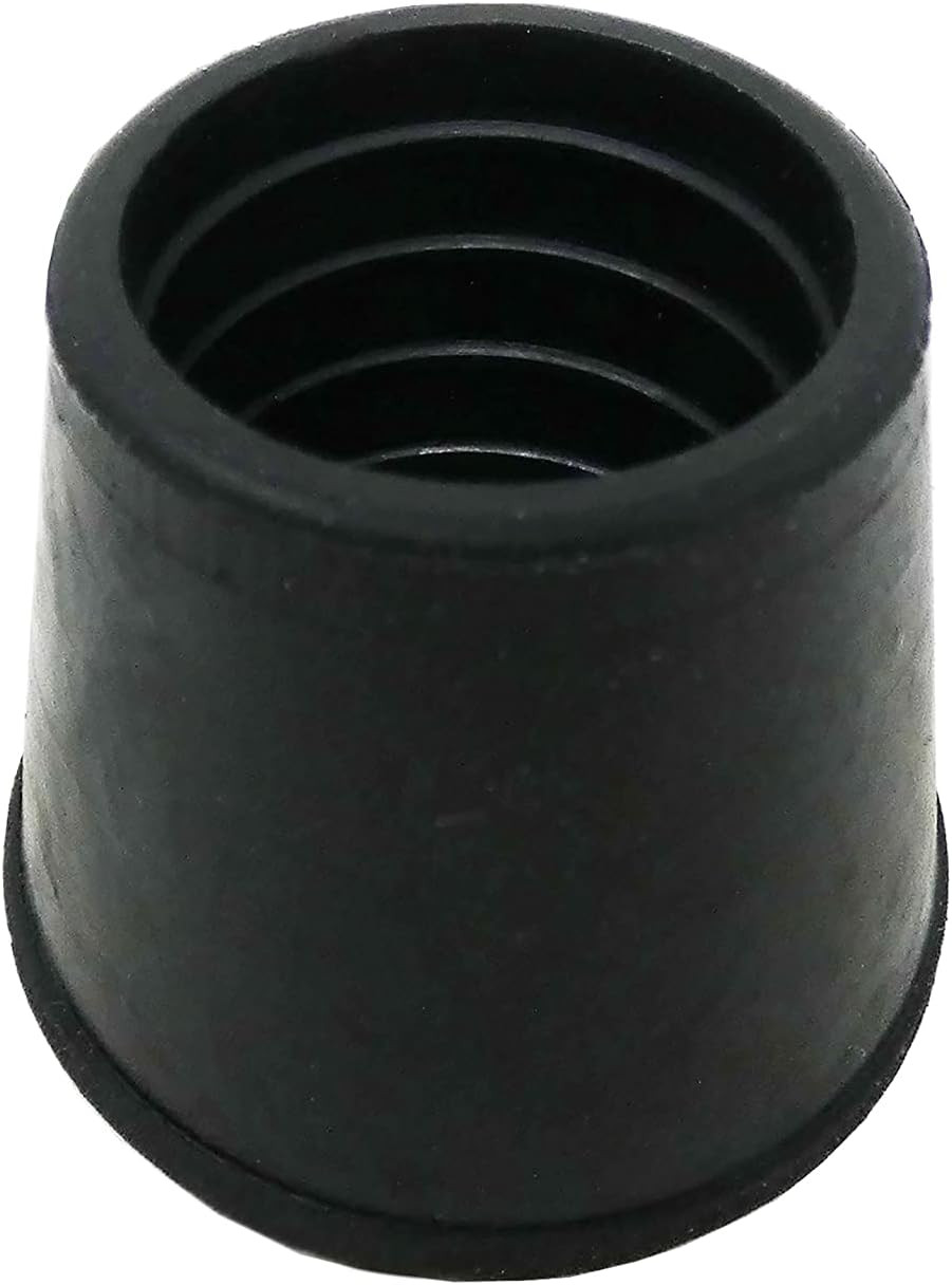 Non Slip Rubber Leg Tips 12 Pack 1.5in Round Floor Protectors For Furniture