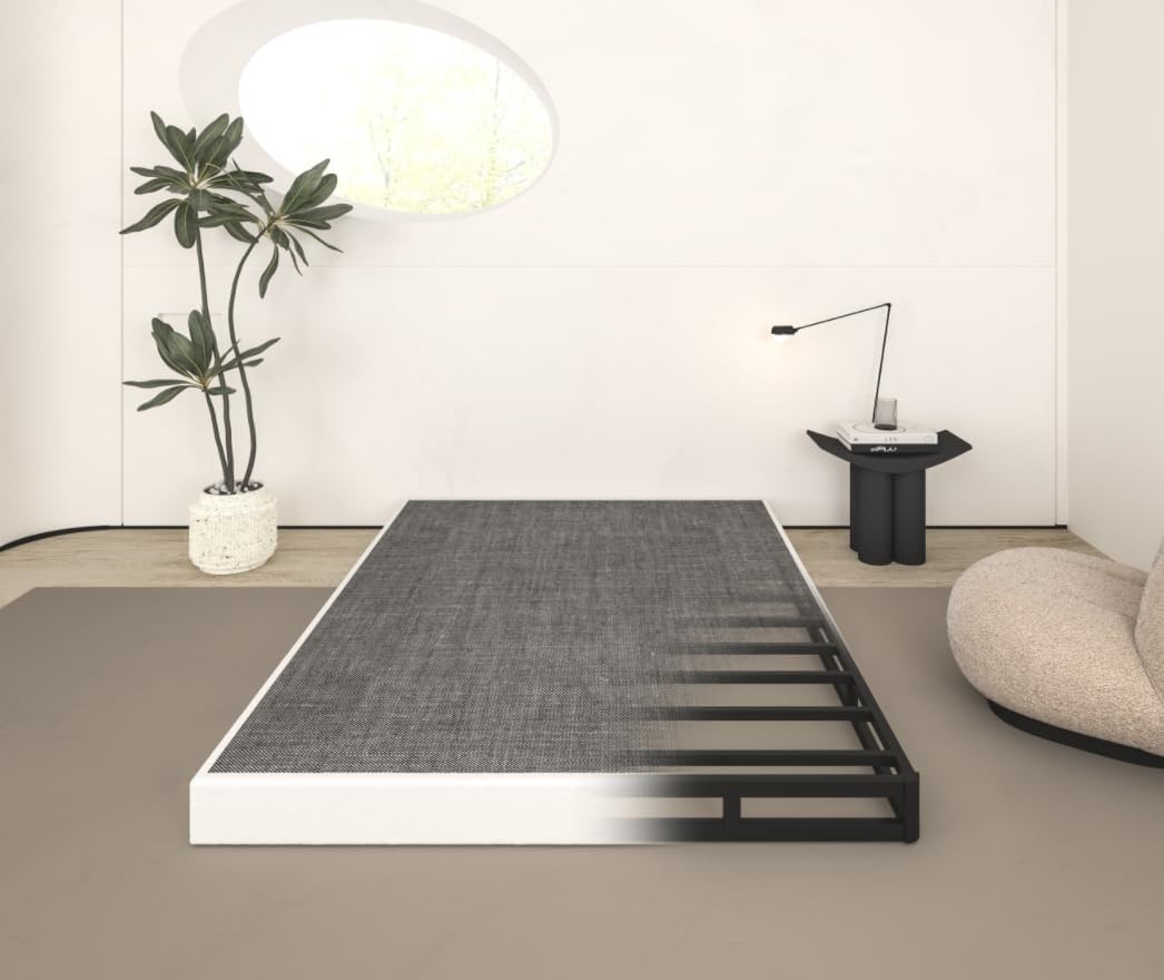 5 Inch Box Spring King Size Heavy Duty Metal King Mattress Foundation 3000 lbs